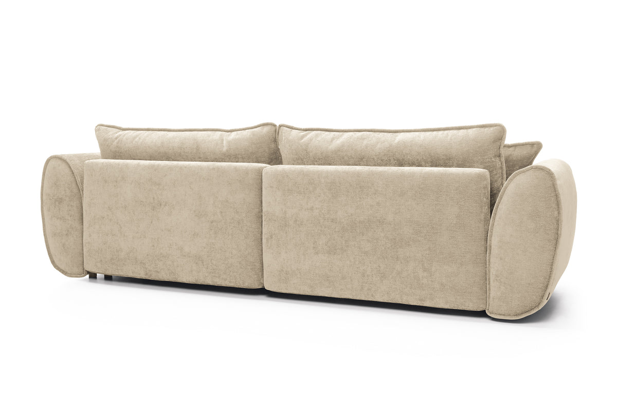 Canapea extensibilă 4 în 1 CELVIA, 333 cm lungime, ladă de depozitare, spumă HR