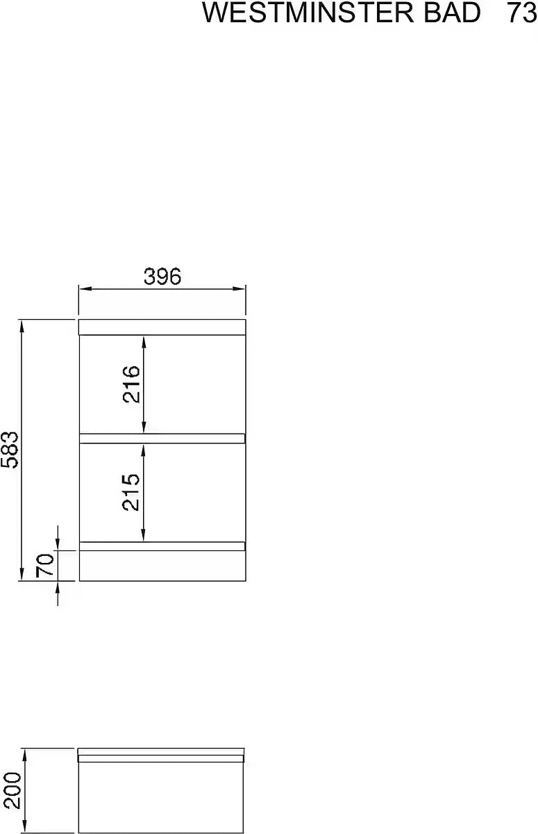 Etajeră 40 cm lățime, gri antracit-maro, 2 rafturi din PAL, design compact pentru living, baie sau hol
