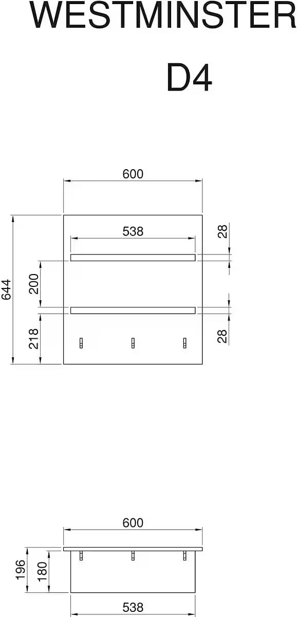 Etajeră 60 cm, maro-negru, 2 rafturi, design modern compact pentru depozitare și organizare în orice spațiu