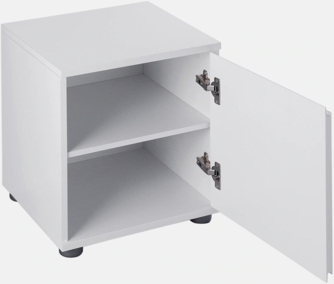 Pantofar compact, design modern alb, ideal pentru organizarea eficientă a încălțămintei în spații mici