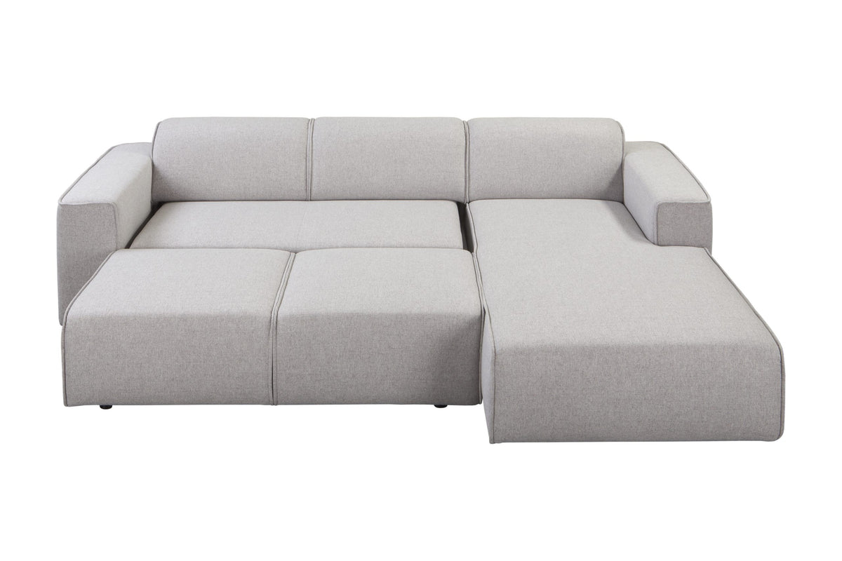 Coltar modular BILLUND 255 cm lungime, configurabil, material premium