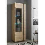 Vitrina ~ELEMENT~ 60 cm lățime, culoare stejar, înălțime 194 cm