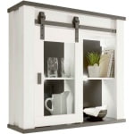 Dulapior bucatarie, 93 cm lățime, culoare alb-negru, 90 cm înălțime - imagine 2