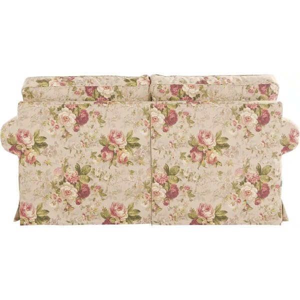 Canapea fixă, cu 2 locuri, material țesătură fină, colorată, 188 cm lungime