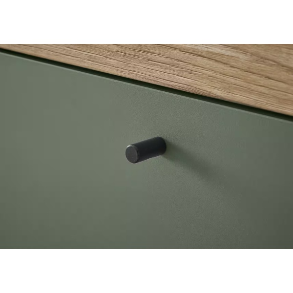 Măsuță de cafea ~Dolomites~ in stil minimalist, culoare verde-stejar, 107 cm lungime