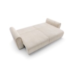 Canapea extensibila Cellora king-size, 300 cm lungime, cu lada de depozitare, material velur catifelat raiat, extensia 180/240 cm - imagine 8
