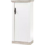Comodă ~Barcelona~ in stil modern, culoare alb murdar-sonoma, 71 cm lungime