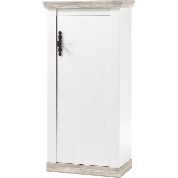 Comodă ~Barcelona~ in stil modern, culoare alb murdar-sonoma, 71 cm lungime - imagine 1
