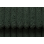 Colțar ~NUBO~ extensibil cu ladă de depozitare, material velur raiat catifelat, culoare verde smarald, 264/162 cm - imagine 9