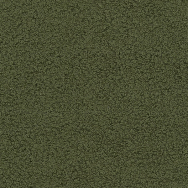 Canapea ~POLLY~ extensibilă cu ladă de depozitare, culoare verde olive, material boucle, 212 cm lungime - imagine 8