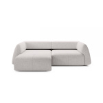 Canapea ~SPLENDORA~ premium, smart, extensie electrica, spatiu de dormit 140/200 cm, charger USB, material impermeabil, culoare crem-rose, 255 cm lungime - imagine 6