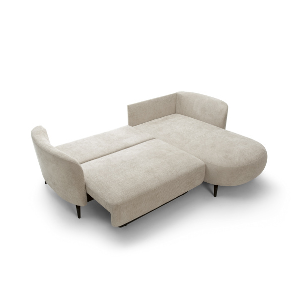 Colțar ~SERANO~ extensibil cu ladă de depozitare, 260/180 cm, extensia 140/210 cm
