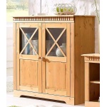Comodă ~VENEȚIA~ 2 uși batante, material lemn masiv de pin, 105 cm lungime