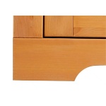 Comodă ~VENEȚIA~ 2 uși batante, material lemn masiv de pin, 105 cm lungime - imagine 5
