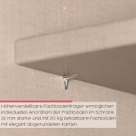 Dressing 360 cm lungime, 4 uși glisante, full oglindă, culoare alb, 223 cm înălțime - imagine 6