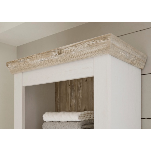 Dulăpior BECLEAN stil modern, culoare alb murdar-sonora, 42 cm lungime - imagine 6