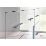 Comoda TV NAPOLI, fronturi MDF lucioase, culoare alb, 180 cm lungime - imagine 5