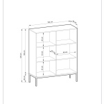 Set Living Premium ~Lusso~ format din 3 piese, fronturi MDF canelate, finisaj crem mat și detalii aurii - imagine 8