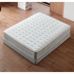 Boxspring ~TULUM~ cu lada de depozitare, structura metalica, saltea premium cu topper integrat, LED-uri - imagine 6