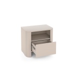 Noptieră modernă ~OSHO~ 1 sertar, culoare cashmere mat, fronturi MDF, 58 cm lungime - imagine 4