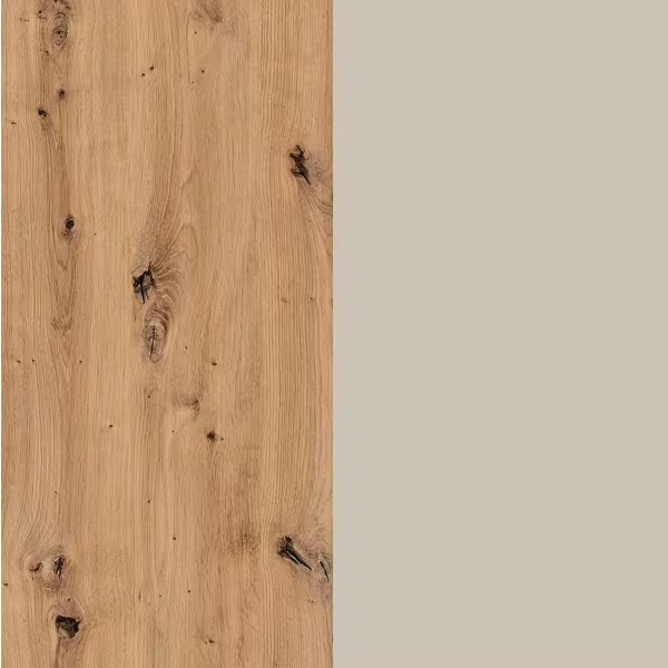Dulap 91 cm lungime, 2 uși batante, oglindă, culoare crem, compartimentare, 210 cm înălțime - imagine 7