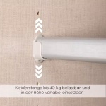 Dressing 360 cm lungime, 3 uși glisante, oglindă pe mijloc, fronturi alb lucios, compartimentare premium, 236 cm înălțime - imagine 5