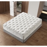 Boxspring ~CELESTINE~ cu lada de depozitare, structura metalica, saltea premium cu topper integrat, LED-uri, 160x200 cm - imagine 5