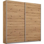 Dressing 181 cm lungime, 2 uși glisante, culoare stejar, 229 cm înălțime - imagine 2