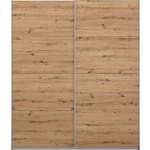 Dressing 181 cm lungime, 2 uși glisante, culoare stejar, 229 cm înălțime - imagine 4