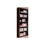 Bibliotecă ~Veneția~ din lemn masiv de pin, culoare wenge, 84 cm lungime