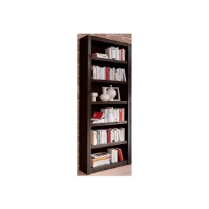 Bibliotecă ~Veneția~ din lemn masiv de pin, culoare wenge, 84 cm lungime