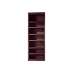 Bibliotecă ~Veneția~ din lemn masiv de pin, culoare wenge, 84 cm lungime - imagine 2