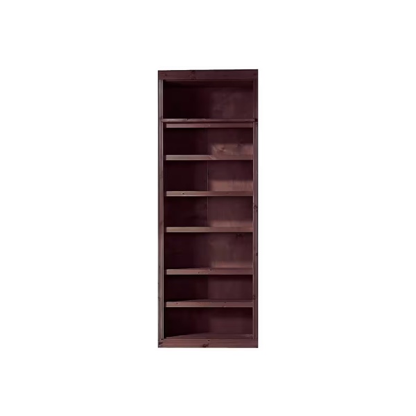 Bibliotecă ~Veneția~ din lemn masiv de pin, culoare wenge, 84 cm lungime - imagine 2
