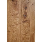Dressing 271 cm lungime, 3 uși glisante, culoare stejar, material fronturi lemn masiv+MDF, oglindă pe mijloc, 223 cm înălțime - imagine 5