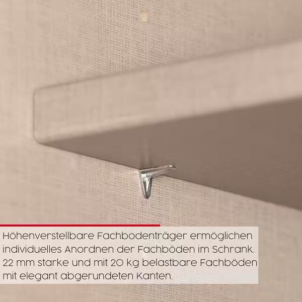 Dressing 271 cm lungime, 3 uși glisante, culoare stejar, material fronturi lemn masiv+MDF, oglindă pe mijloc, 223 cm înălțime - imagine 6