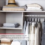 Dressing 242 cm lungime, 3 uși glisante, fronturi sticlă, culoare gri mătase, 223 cm înălțime - imagine 6