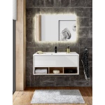 Oglinda cu LED, 100 cm lățime, 65 cm înălțime