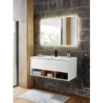 Oglinda cu LED, 100 cm lățime, 65 cm înălțime - imagine 2