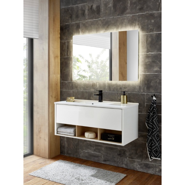 Oglinda cu LED, 100 cm lățime, 65 cm înălțime - imagine 2
