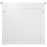 Oglindă, 75 cm lățime, culoare alb-stejar, 70 cm înălțime - imagine 3