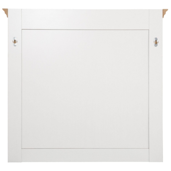 Oglindă, 75 cm lățime, culoare alb-stejar, 70 cm înălțime - imagine 3