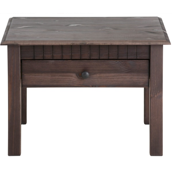 Măsuță de cafea, 60 cm lățime, culoare maro închis, 42 cm înălțime - imagine 2