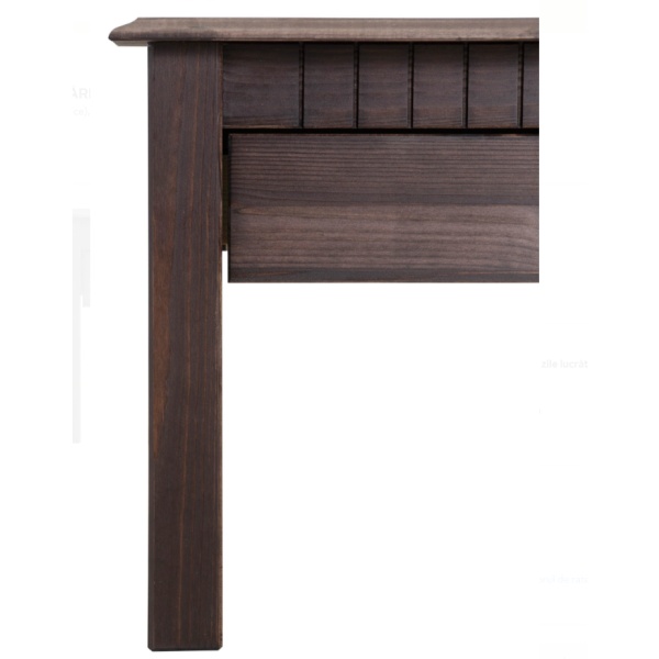 Măsuță de cafea, 60 cm lățime, culoare maro închis, 42 cm înălțime - imagine 5