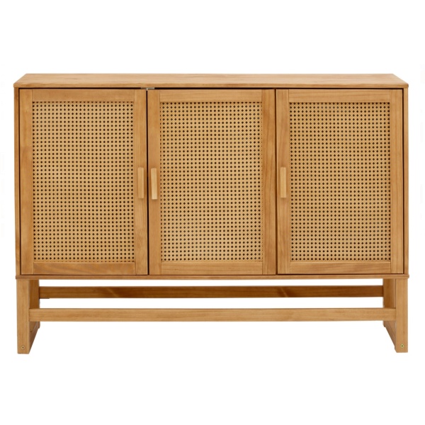 Bufet, 128 cm lățime, culoarea mierii, 90 cm înălțime - imagine 2