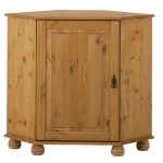Comodă de colț, 90 cm lățime, culoare naturală, 80 cm înălțime