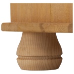 Comodă de colț, 90 cm lățime, culoare naturală, 80 cm înălțime - imagine 5
