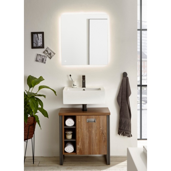 Oglindă cu lumină LED, 60 cm lățime - imagine 1