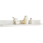 Etajeră, 150 cm lățime, culoare alb, 20 cm adâncime - imagine 3