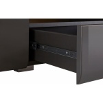 Comodă TV, 208 cm lățime, culoare antracit/stejar, 47 cm înălțime - imagine 7