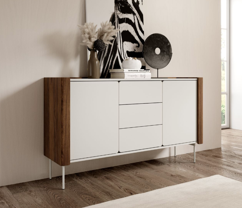 Screenshot 2025-10-31 170214 Comodă Premium ~WOOD~ fronturi MDF, sistem push-to-open, margini cu detalii stejar, finisaj cashmere mat - imagine 1